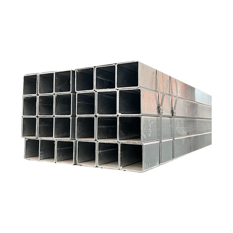 Zinc-Aluminum-Magnesium Square Tube Rectangular Tube Galvanized Iron Square Steel Tube Zinc-Aluminum-Magnesium Photovoltaic Bracket Bending Zinc-Aluminum-Magnesium Square Rectangular Tube