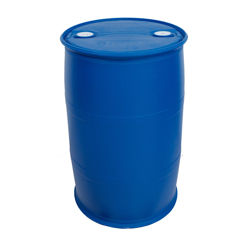 Double-Ring Barrel Closed Barrel Double L-Ring Barrel 200L Chemical Barrel Turnover Double-Ring Barrel 200 Liters kg Food Grade Plastic