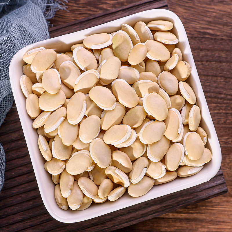 White Lentils Yunnan Farm Lentils Medicinal Dry Goods 500g Large White Non-Fried White Lentils