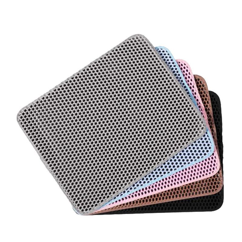 EVA cat sand pad anti-splash anti-take-out cat control sand pad large double-layer sand leakage pad factory outlet