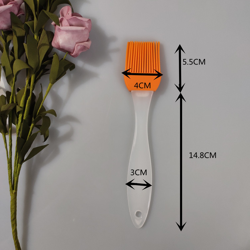 T silicone barbecue brush Silicone butter brush kitchen baking tool cake oil brush can be customized logo