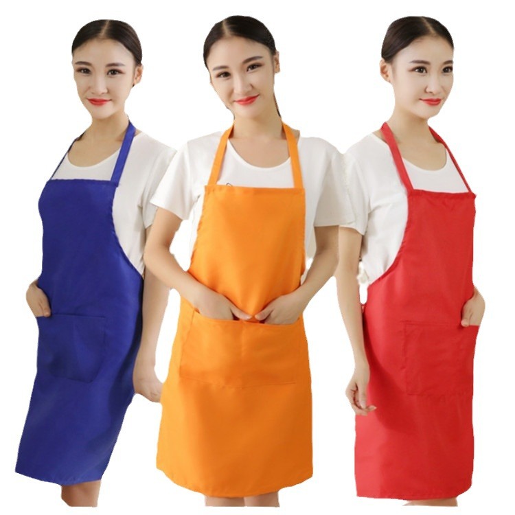 Processing Apron Custom Printing Work Clothes Wholesale Gift Printing Logo Factory Direct Sales Waterproof K-Style Custom Kitchen