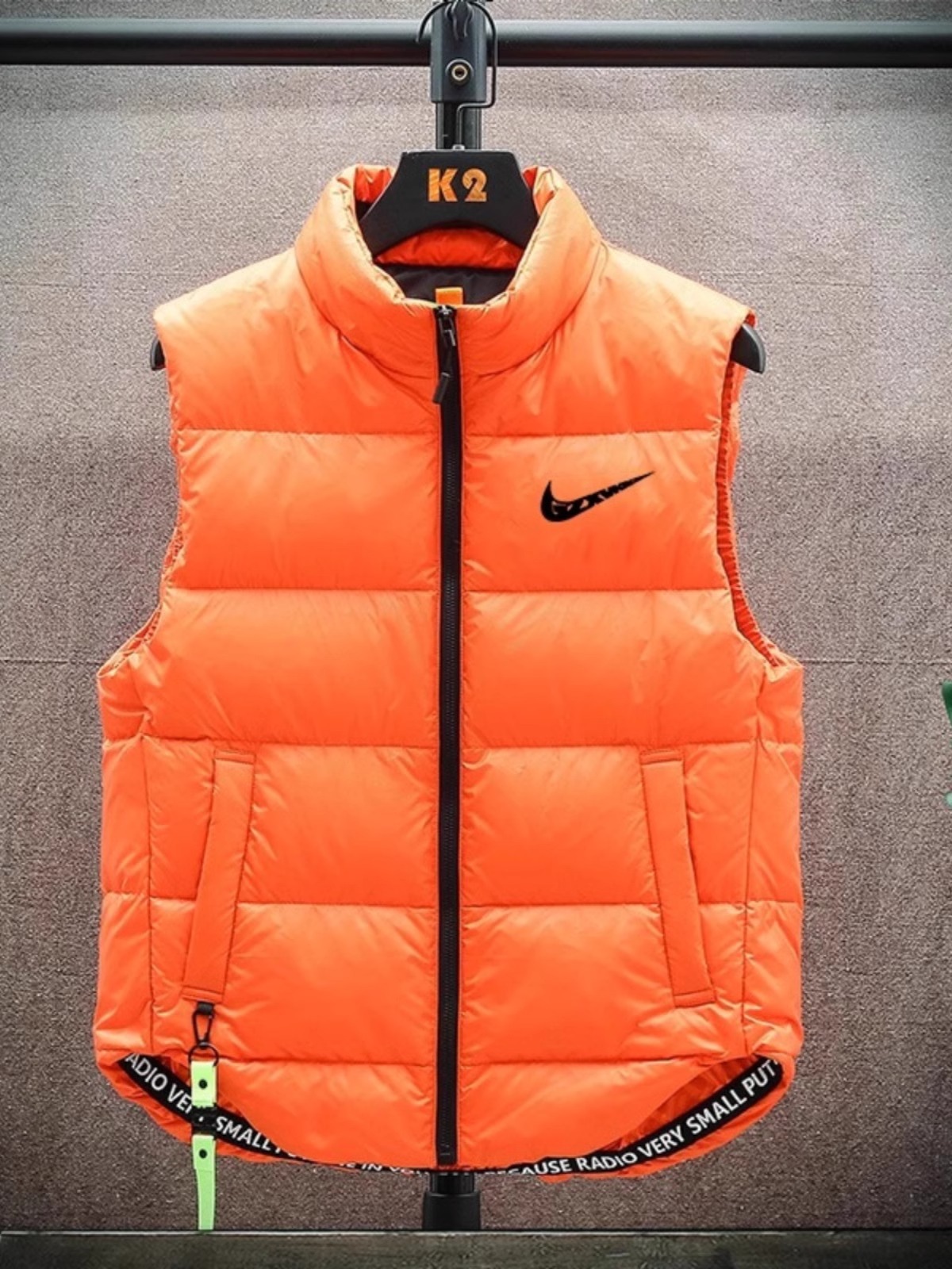 Brand Down Vest Autumn and Winter 2024 New Loose Casual Collar Vest Fashion Brand plus size Jacket for Men