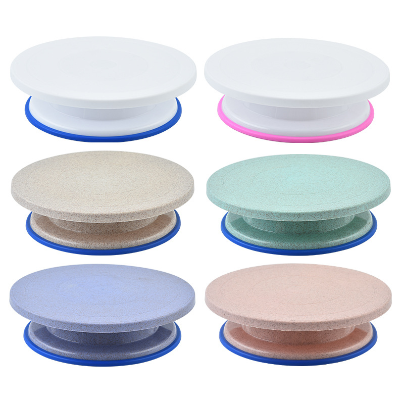 Manufacturer Wholesale Modern Simple Baking Tools Turntable Turntable Decorating Table Cake Round Diameter Simple Style in Stock