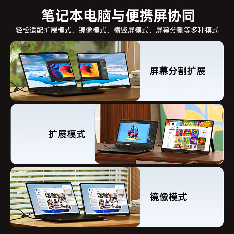Arzopa 16.1-Inch 144Hz High Color Gamut Portable Display Ips Screen Laptop Mobile Phone Secondary Screen