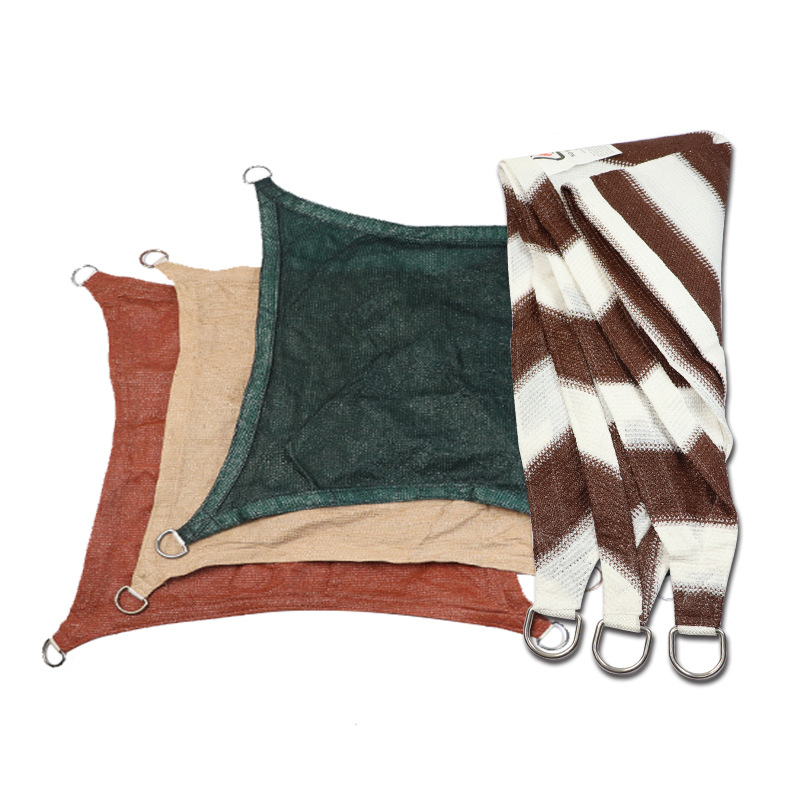 Cross-border hot sale outdoor triangle sunshade sail waterproof sunshade sail UV-proof four-corner sunshade canopy awning