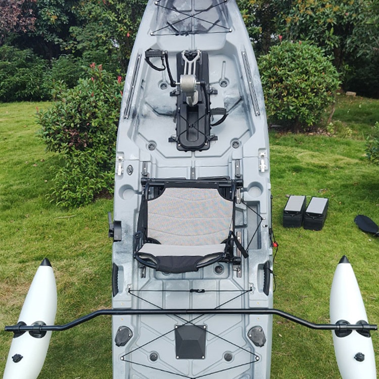 Luya Kayak Splicing Thickeneded Kayak Pedal Canoe Single and Double Luya Boat Fishing Boat Assault Boat