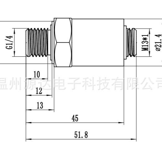 Stainless Steel Industrial Constant Pressure Water Supply Air Pressure Hydraulic Pressure Sensor Pressure Transmitter 4-20Ma with Cable