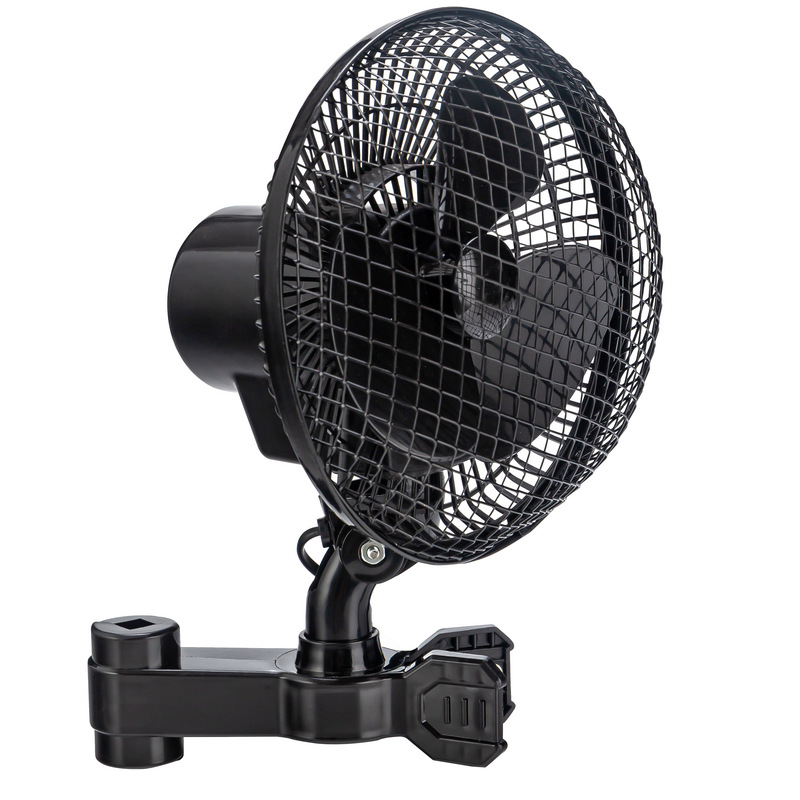 Support Customized Steel Pipe Pipe Clamp Electric Fan Factory Wholesale Multi-Speed Adjustable Shaking Head Electric Fan