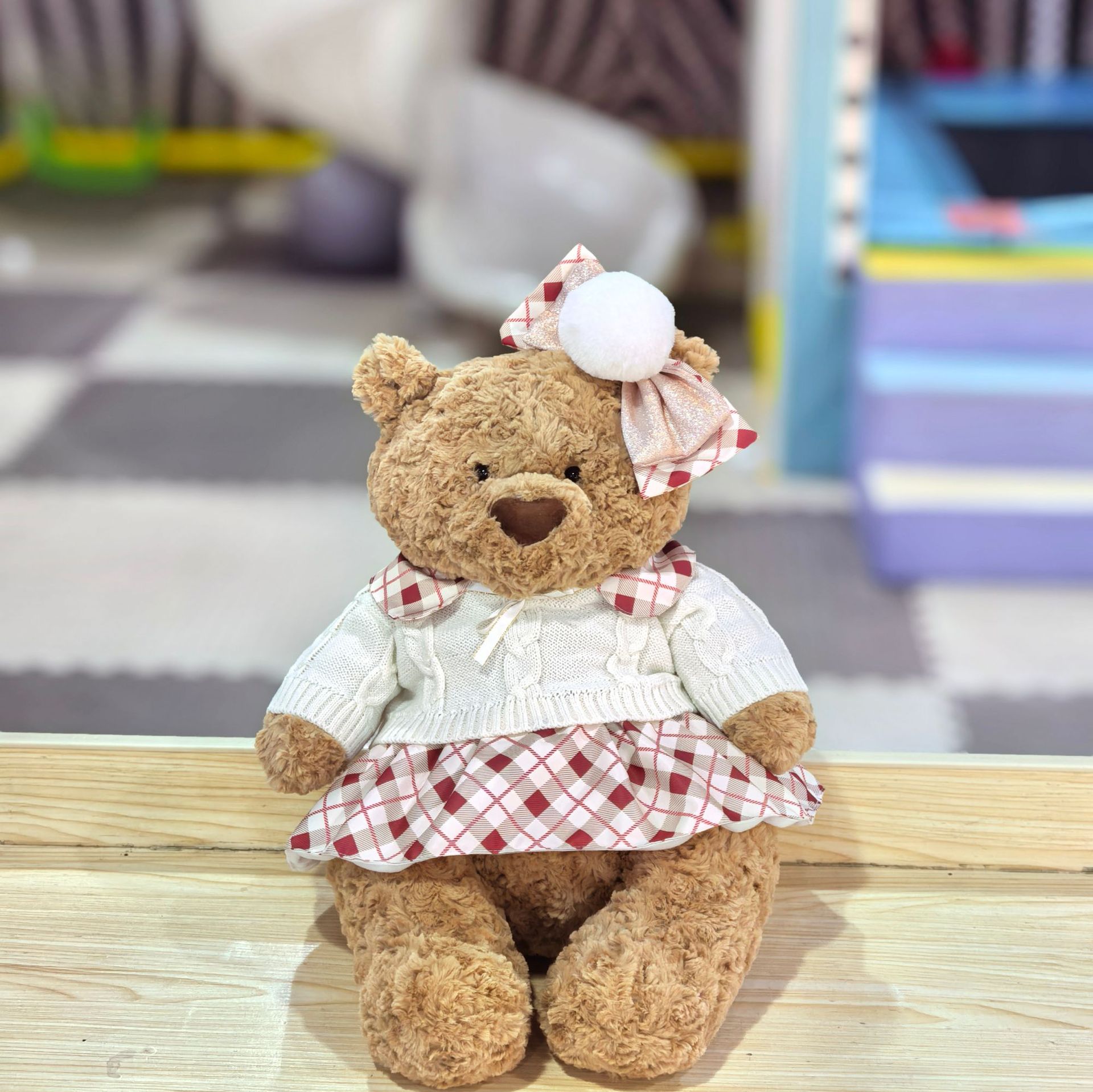 M Bell Clothing 58CM Barcelona Bear Wedding Dress Plush Toy Replacement Dress