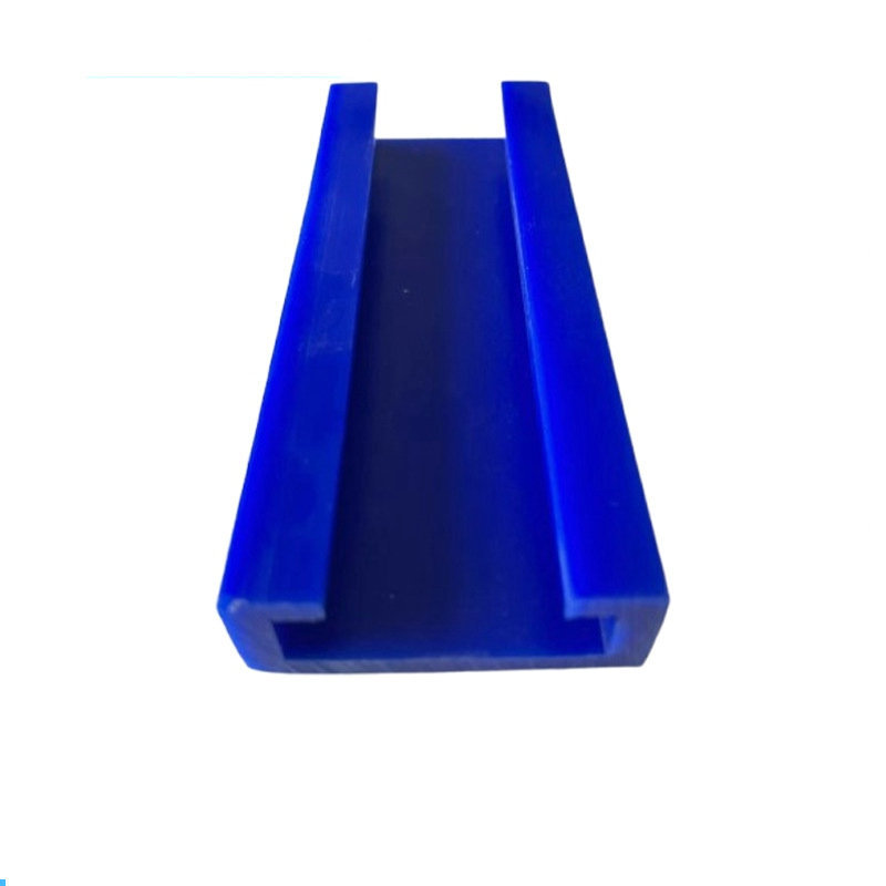 Ultra-high wear pad rail polyethylene chain guide rail U-shaped conveying linear guide groove steel wrapped UPE wear strip wholesale