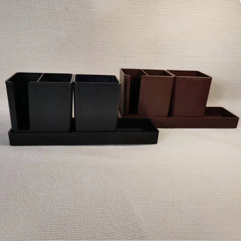 Chopstick Rack Hotel Fast Food Restaurant Commercial High-Value Drain Chopstick Barrel Straw Spoon Storage Box Noodle Restaurant Spoon Holder