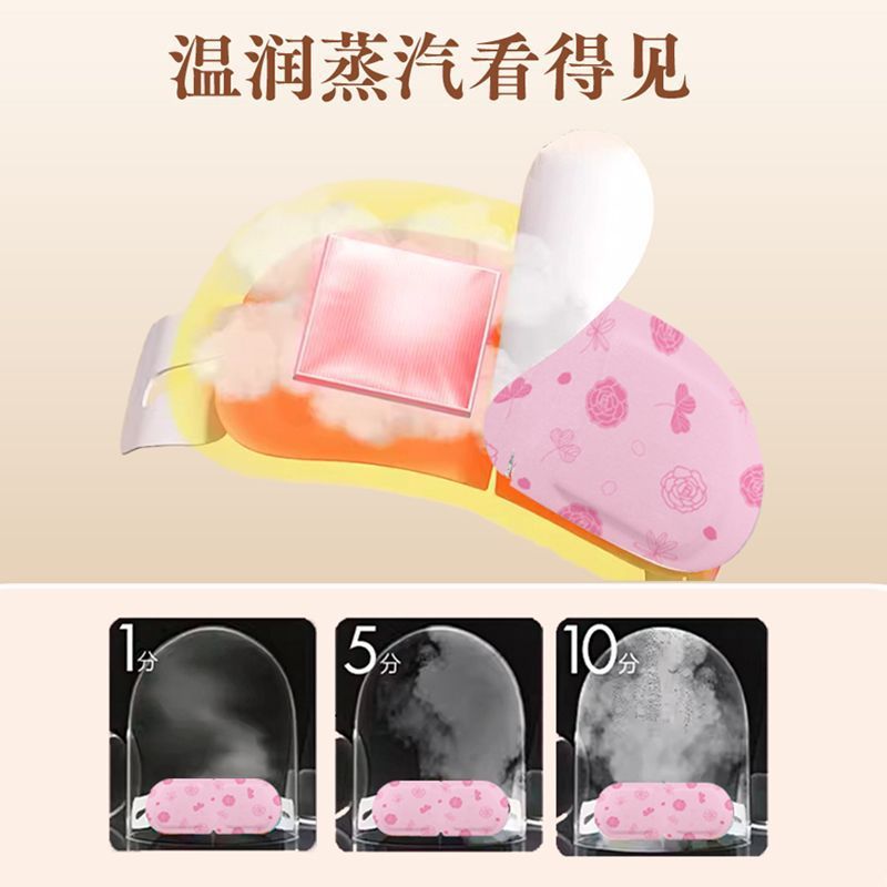 Lutein Steam Hot Compress Eye Mask Source Factory Wholesale Cartoon Steam Eye Mask Sleeping Eye Mask Supports Dropshipping