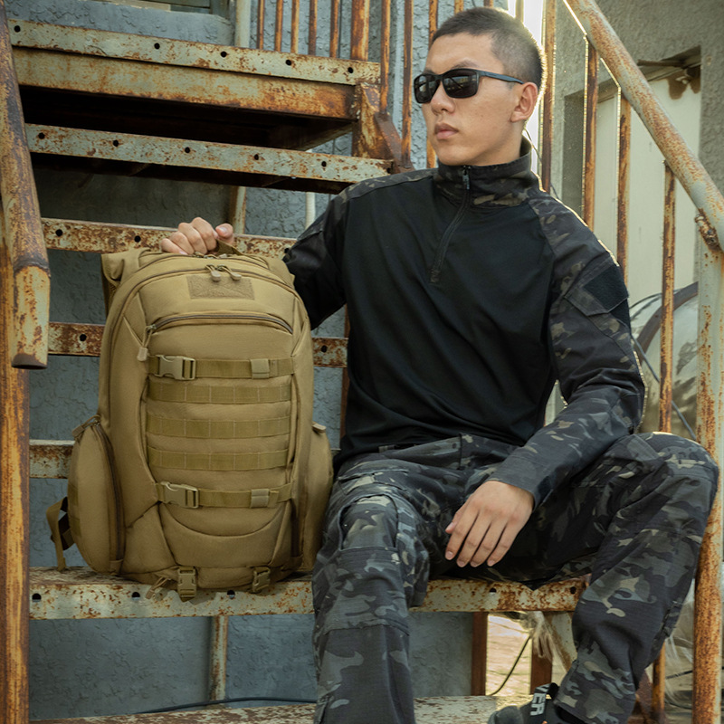 Tactical Backpack Outdoor Military Fan Mountaineering Backpack Hiking Camping Outdoor Tactical Backpack Hiking Mountaineering Bag