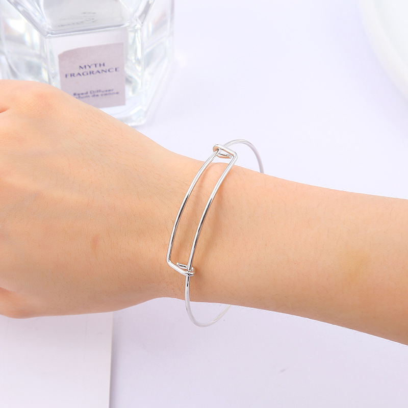 Cross-border new telescopic activity bracelet adjustable retro steel wire bracelet accessories Joker bracelet Accessories Wholesale