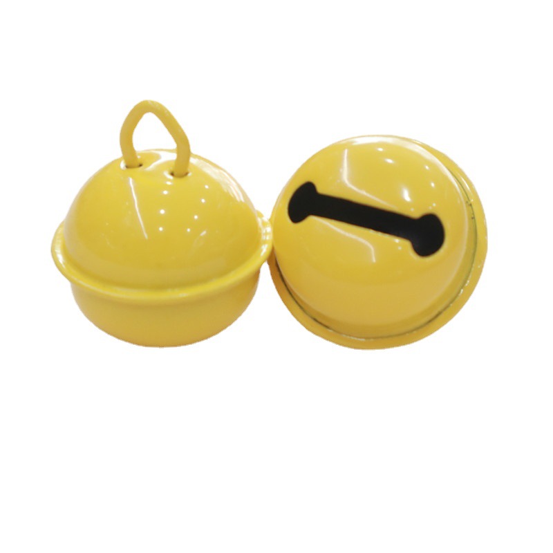 Painted Candy Colorful 22mm Colorful Pet Small Round Bell DIY Keychain Accessories Christmas Metal Pendant Bell
