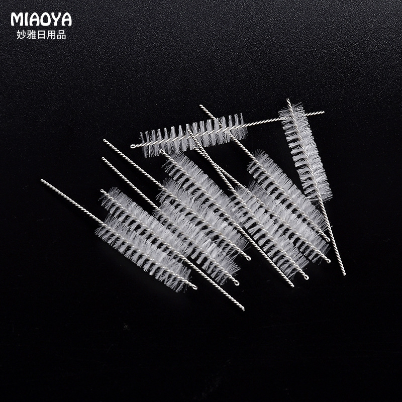 Qingdao Groove Cleaning Brush Manufacturer Multifunctional Cleaning Brush Straw Children's Bottle Water Cup Nylon Pipe Cleaning Brush