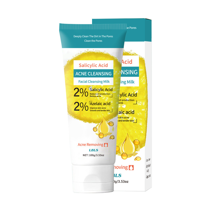 Full English LBLS salicylic acid refreshing oil control care deep cleaning mild facial cleanser foreign trade cross-border wholesale