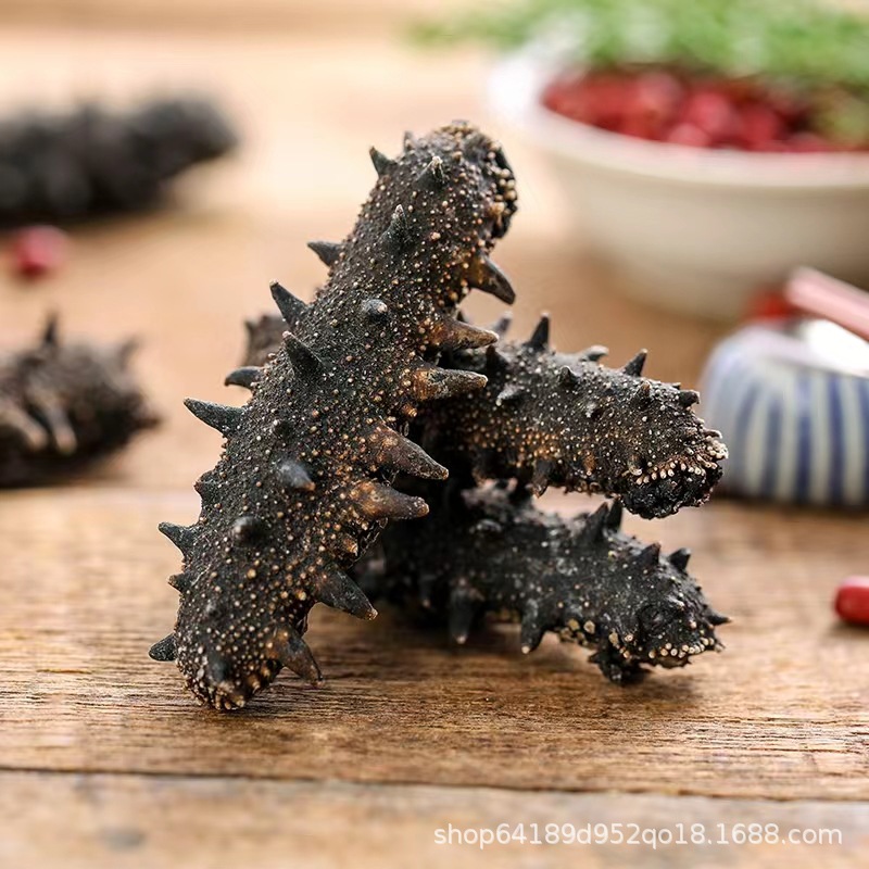 Factory Direct Supply of Light-Dried Small Sea Cucumbers, Deep-Sea Liaocheng Sea Cucumbers, Non-Ready-To-Eat Sea Cucumber Gift Boxes, Dry Goods Wholesale