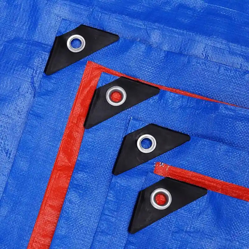 Tarpaulin Rainproof and Sunproof Blue Orange Tarpaulin Sunproof and Dustproof Truck Cargo Tarpaulin Canopy Thickeneded Waterproof Cloth