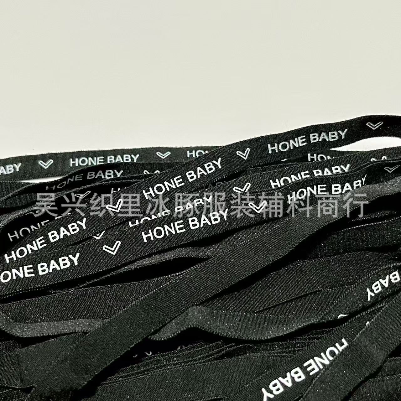 1CM herringbone belt printing knitting belt printing pants side strip webbing neckline decoration with shoes and hats clothing accessories