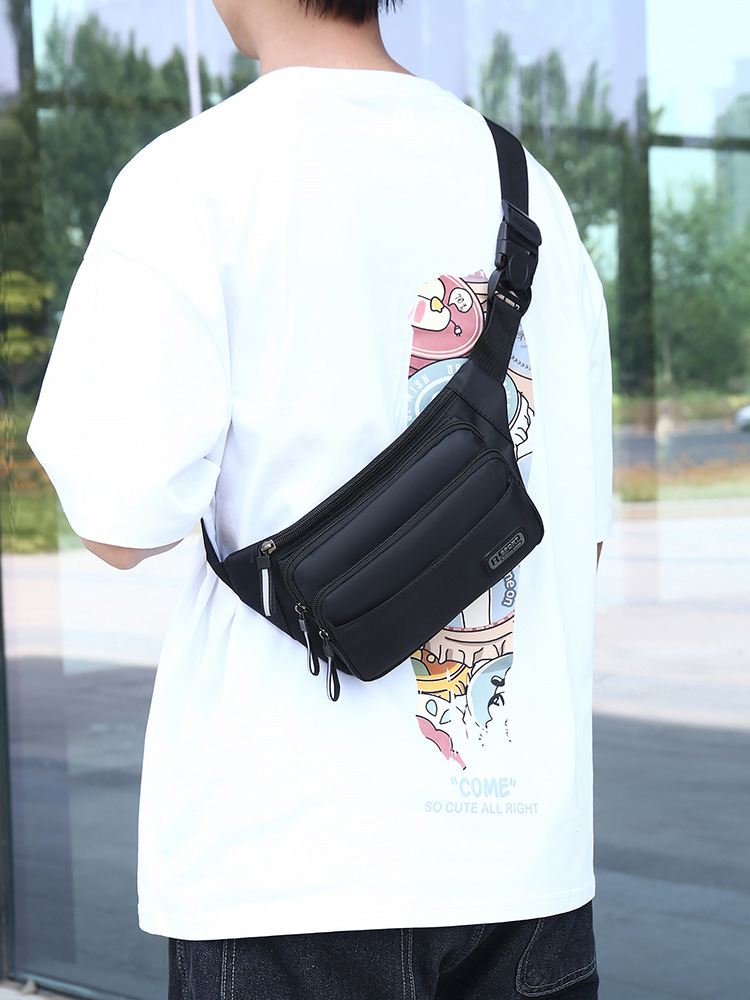 Новая поясная сумка для мужчин и женщин, большая емкость, бизнес-кошелек, многофункциональная спортивная поясная сумка, многоуровневая устойчивая к износу сумка для груди