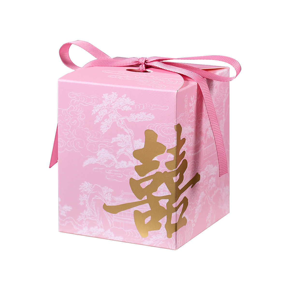 Shu Jia Liangpin New Wedding Invitation Letter Wedding Candy Box Advanced Sense Candy Bag Hand Gift Candy Box