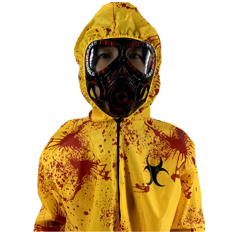 Halloween cosplay Costume Adult Parent-Child Play Biochemical Bar Atmosphere Zombie Crisis Radiation Protective Clothing