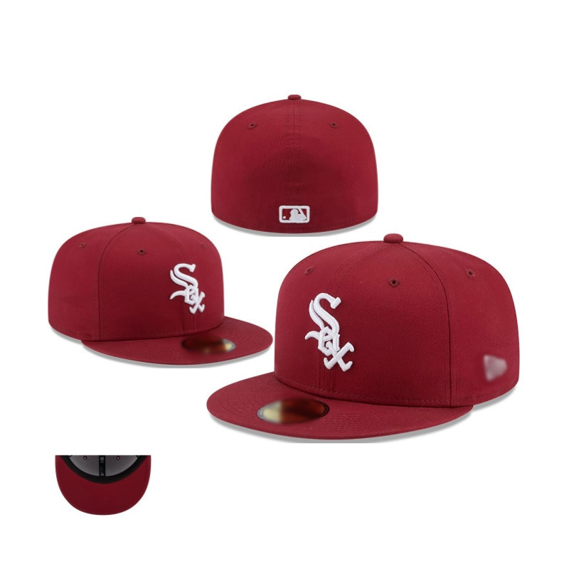 Classic Baseball Flat-Brimmed Cap for Foreign Trade Cross-Border Wholesale, American Sports League Closure Cap, Fashionable Size Flat-Brimmed Cap