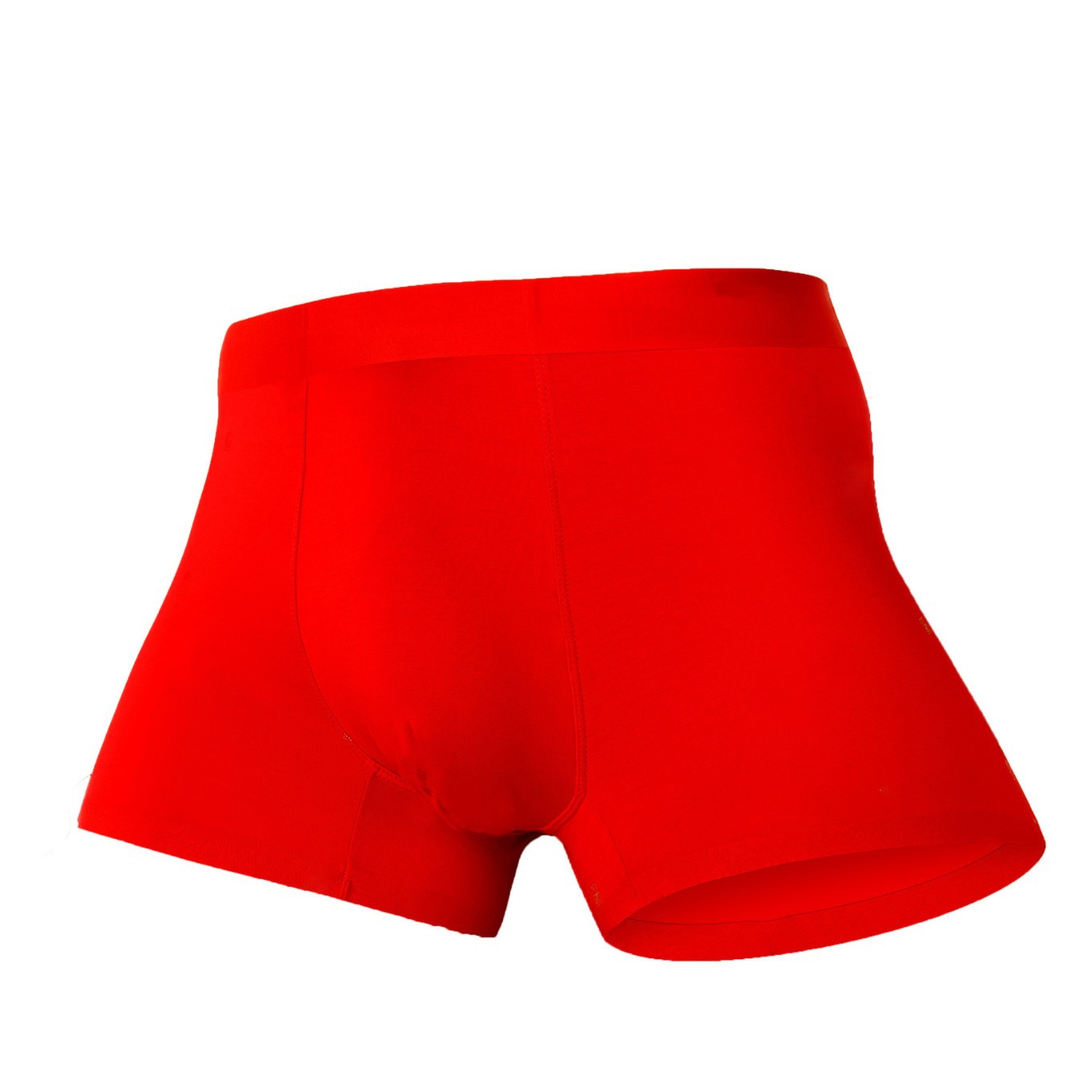 Wholesale Seamless Mid-Waist Red Men's Underwear Wedding Modal High-Elastic Breathable Sweat-Absorbent Antibacterial Crotch Boxer Briefs for Men