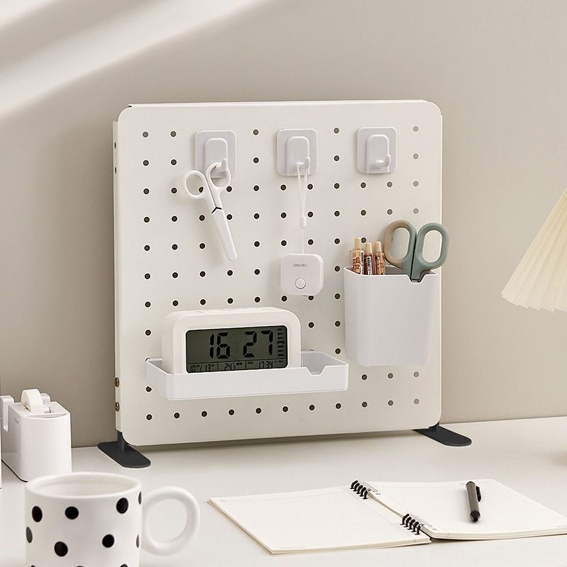 Wholesale Desktop Perforated Board Storage Rack Without Punching, Vertical Computer Desk Office Partition Baffle