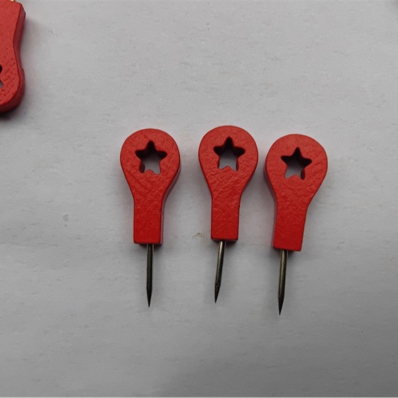 Оптовые деревянные булавки, креативные булавки для пробковой доски