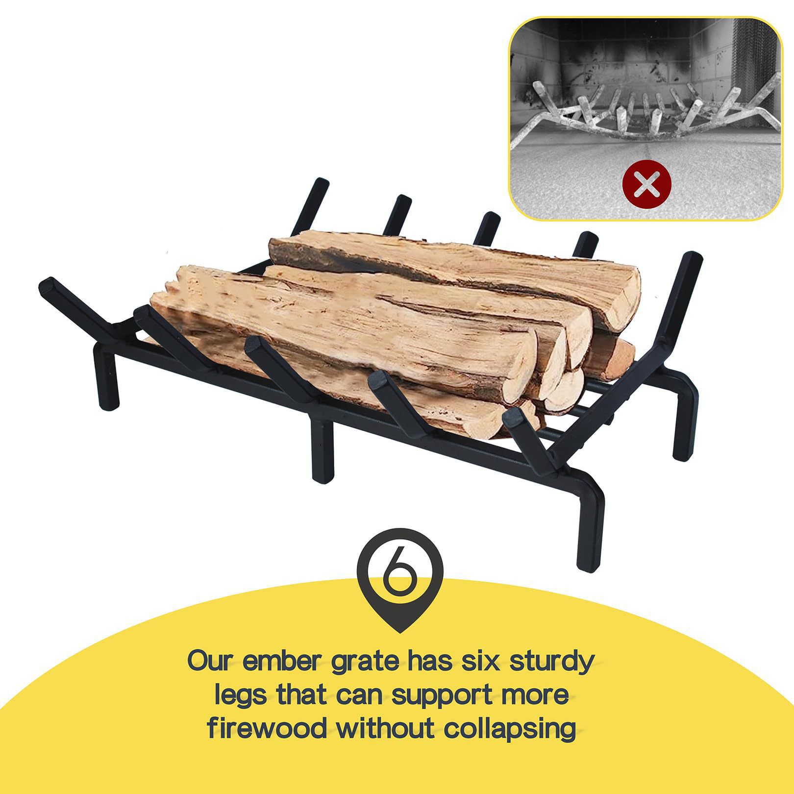 Стеллаж для хранения дров, жаропрочный