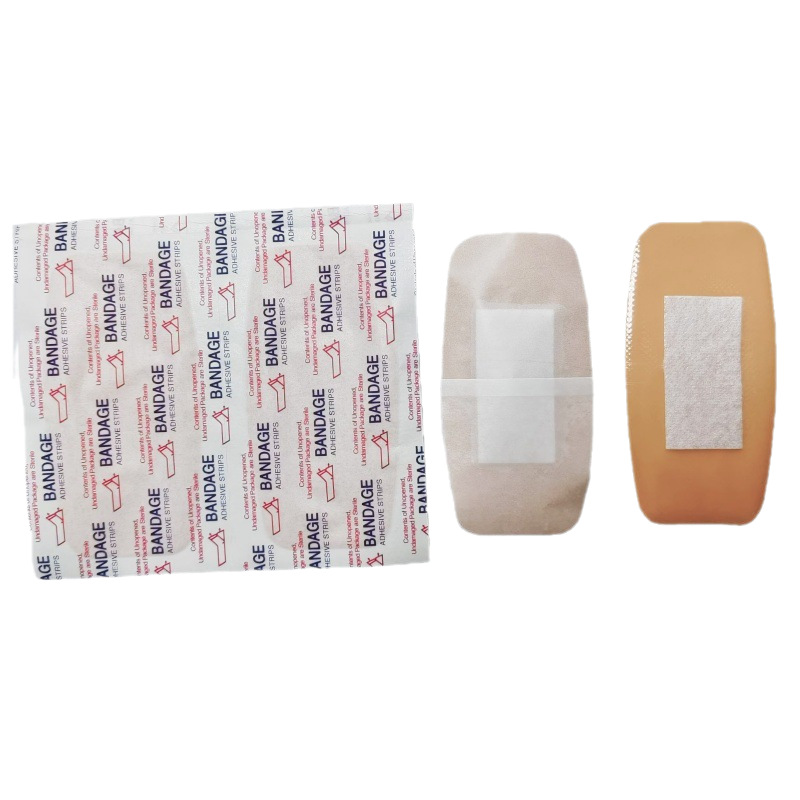 Factory Direct Supply Waterproof PE Band-aid Special-shaped Band-aid Skin-fitting Color Elastic Vaccine Needle Patch Export Export