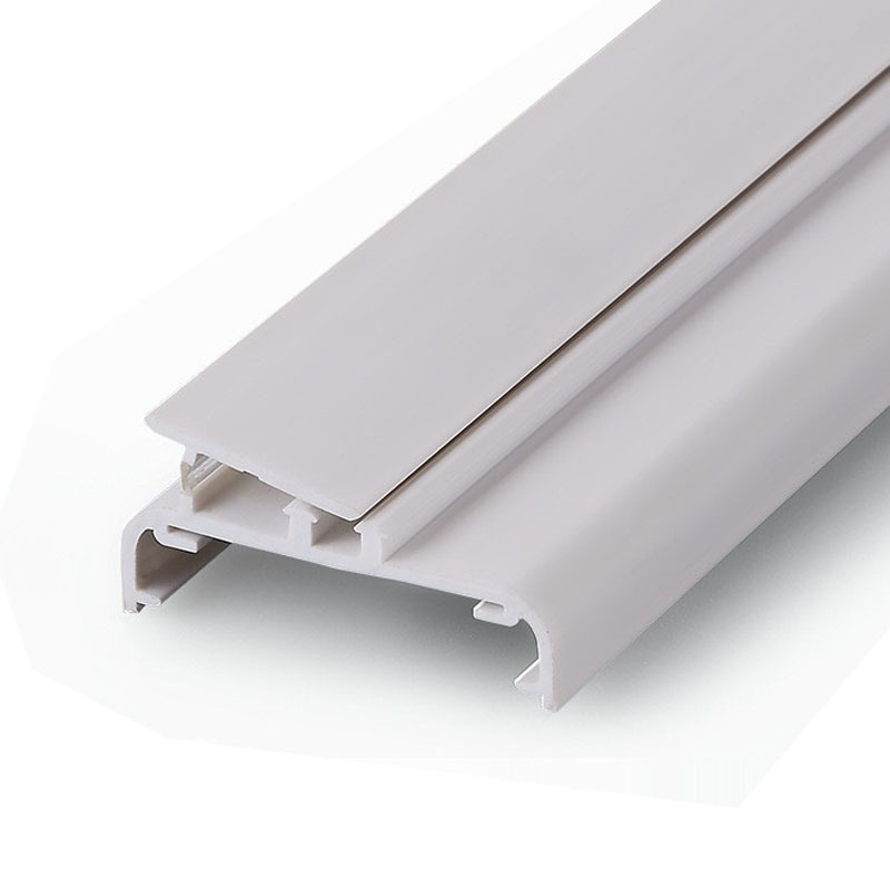 Extrusion Factory Mold Opening Customized Pvc Shell Extruded Profiled Two-Color Co-Extruded Plastic Strip Speaker Plastic Steel Edge Strip