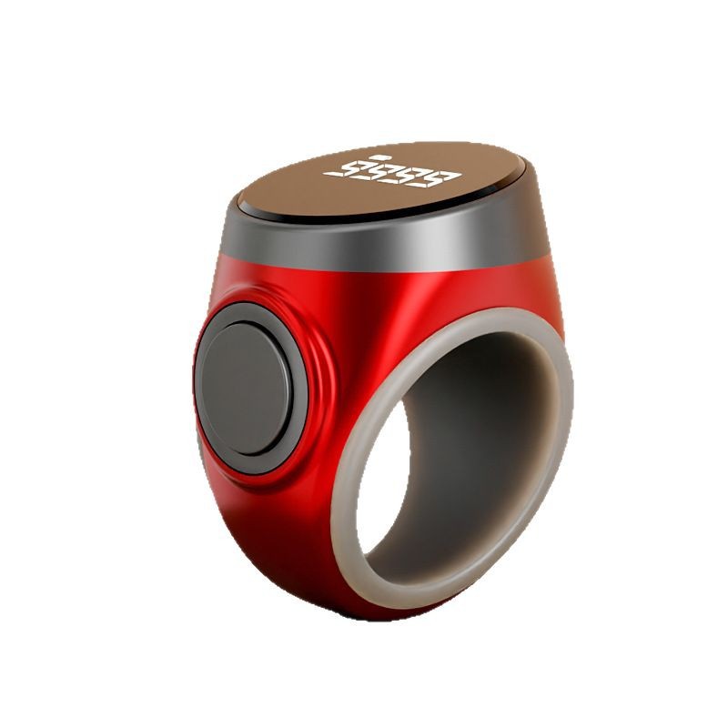 Explosions S9 Waterproof Smart Ring Touch Button Ring Counter Charging Luminous Screen Digital Display Ring