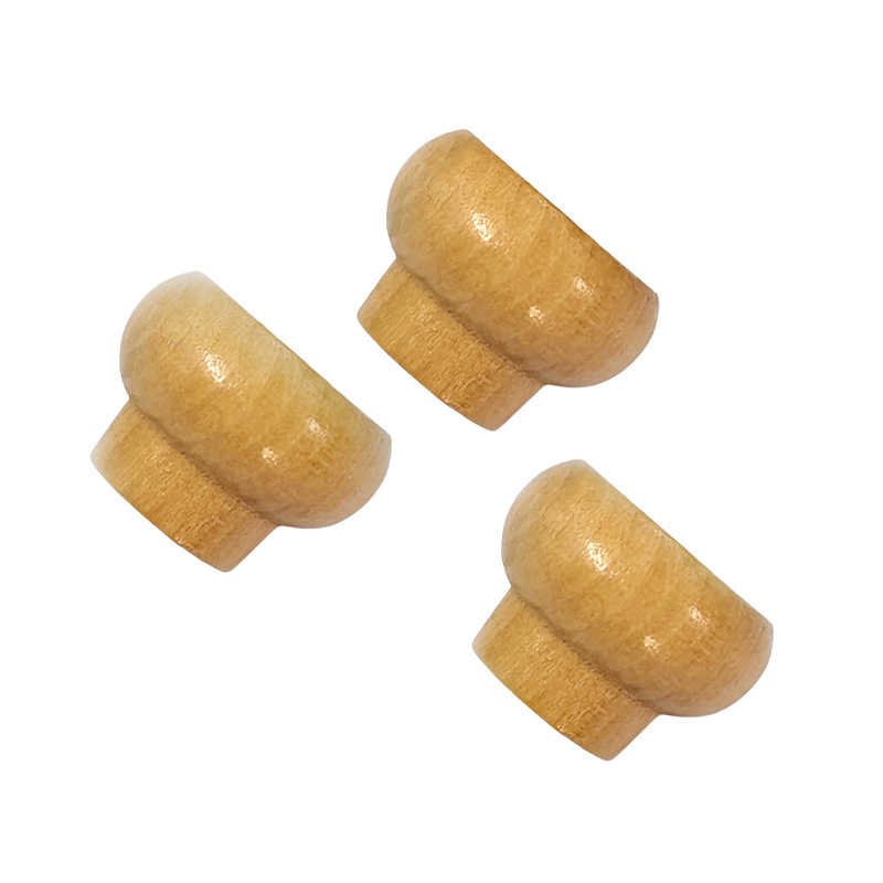 Popular Household Pot Lid Cap Top Beads Kitchen Supplies Accessories Solid Wood Pot Lid Button Top Cap Stainless Steel Wooden Lid Beads