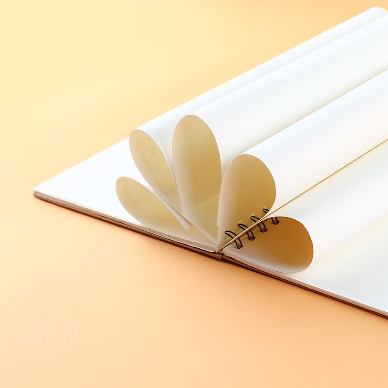 A4 Sketchbook for Art Students 8K Thickeneded Sketch Paper 16K Blank Hand-Painted Picture Book Kraft Paper Sketchbook