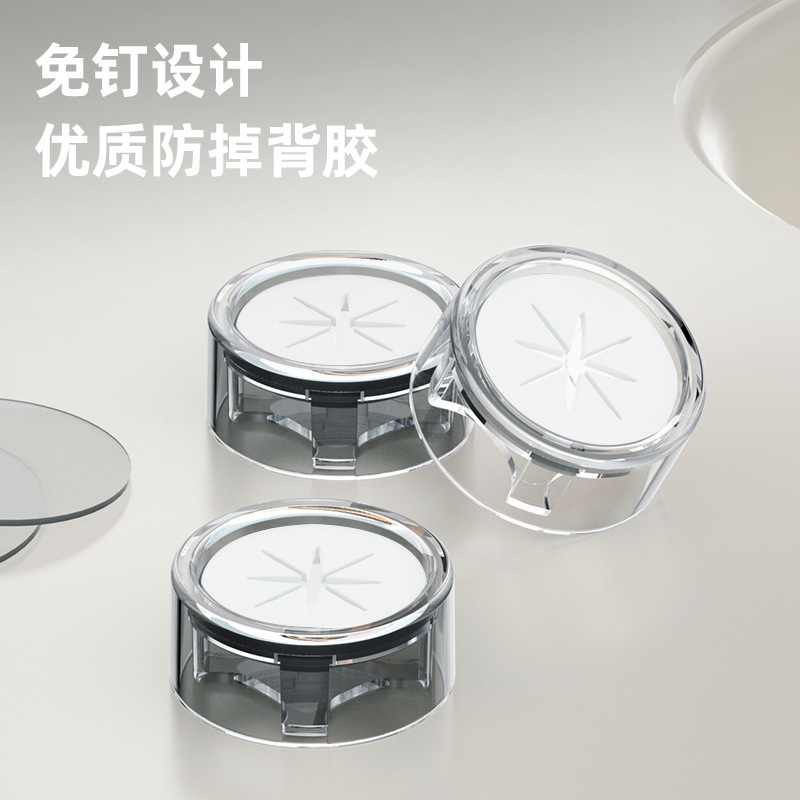 Punch-free Towel Stopper Hook Dish Cloth Rag Stopper One-second Storage Towel Hanging Bathroom Small Storage Rack