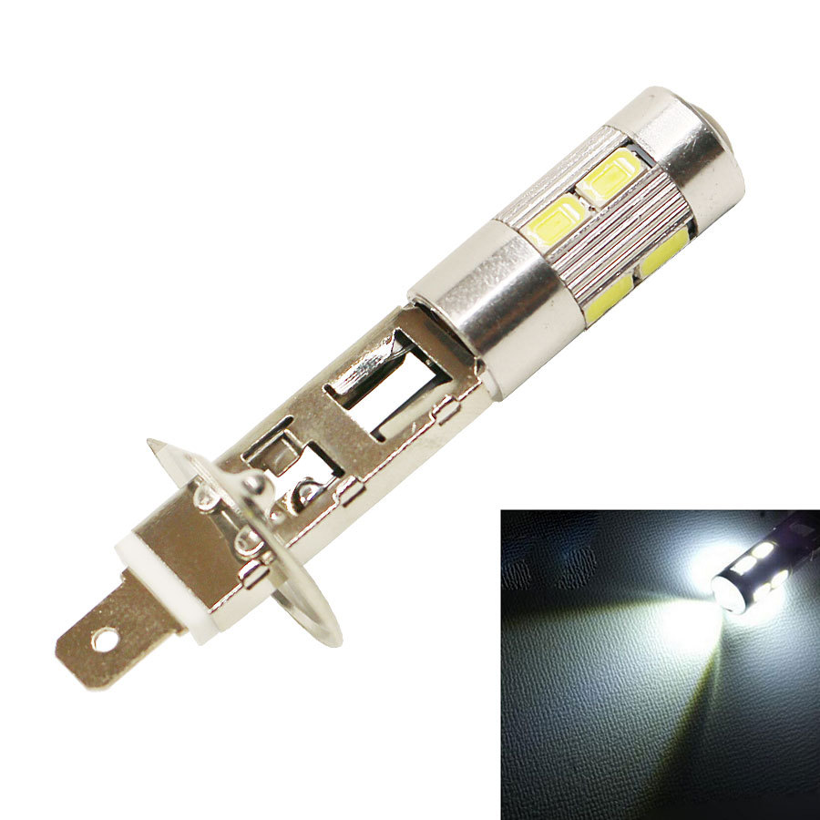 Car LED fog lamp H3 H1 5630 10SMD bright LED driving bulb decoding anti-fog lamp