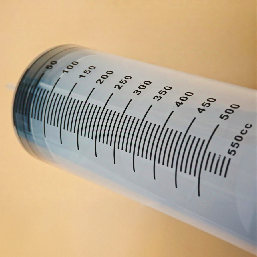 Cross-border large-capacity syringe syringe flusher without needle 550ml syringe