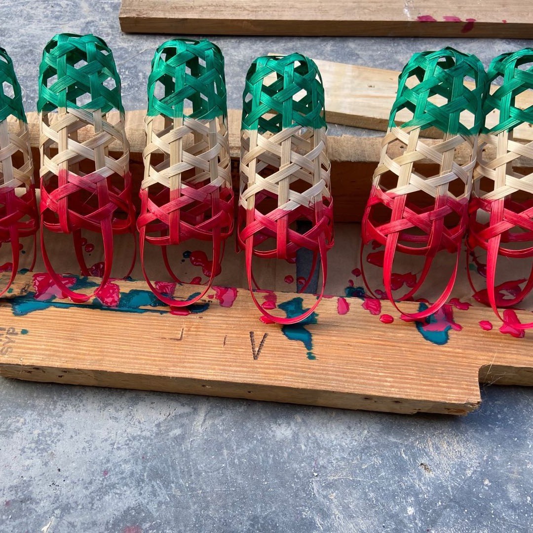 Bamboo Pig Cage Mid-Autumn Festival Special Moon Cake Cage Pig Cage Pig Cage Cake Equipment Festive Decoration Pig Cage Water