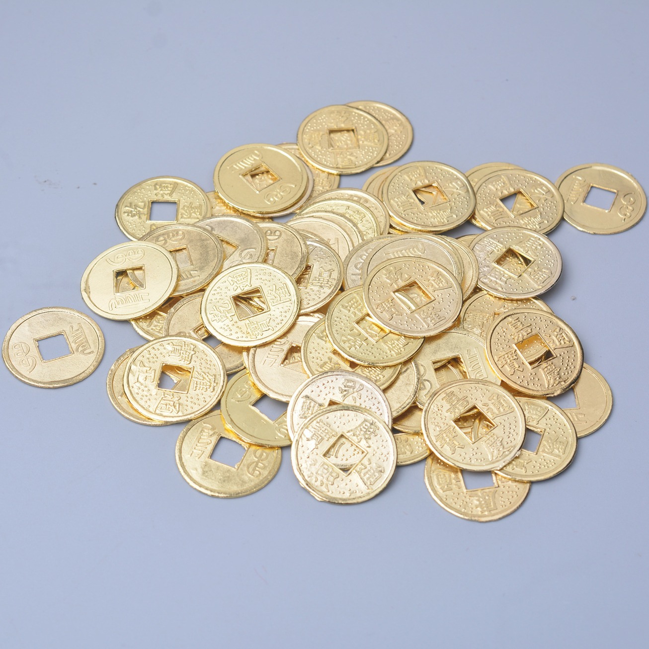 Alloy 2.4cm Dragon and Phoenix Copper Money Metal Crafts Five Emperors Money Recruiting Antique Coin New Year Chinese Knot Pendant