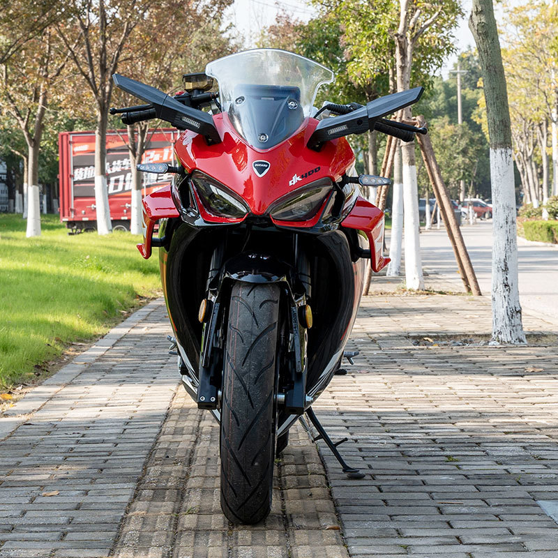 Cross-Border Export Dk400 Motorcycle Sports Car Ducason Motorcycle Double-Cylinder Water-Cooled Heavy Motorcycle Lying Racing Motorcycle