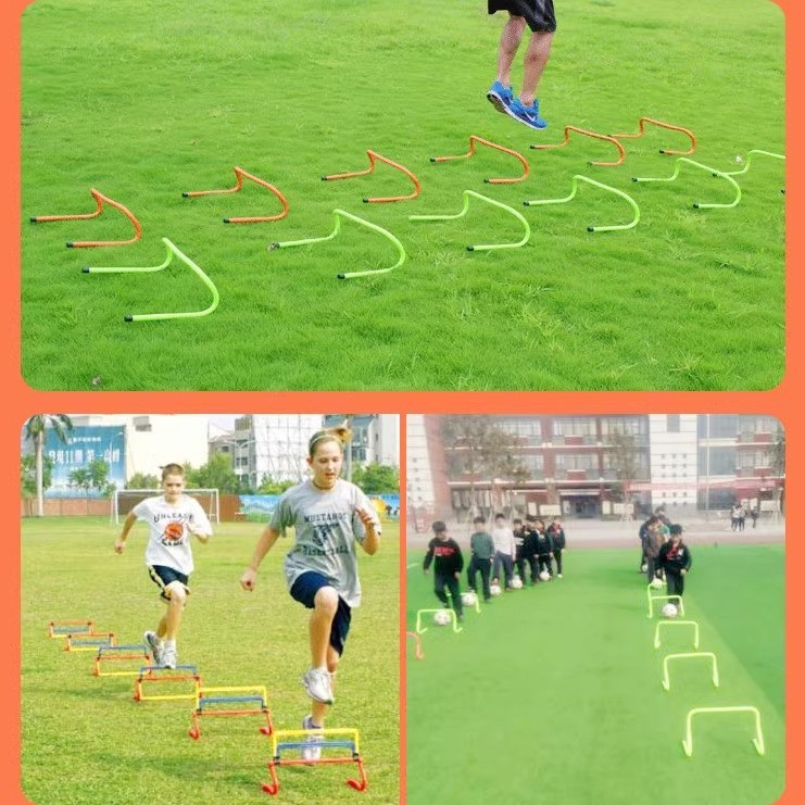 Cross-Border Small Hurdles, Football Training Hurdles, Hurdles, Children's Hurdles, Curved Hurdles, Foot Hurdles, Hurdles