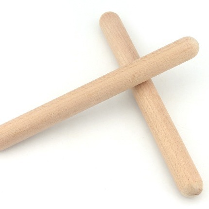 Manufacturer Supplies Oral Percussion Instruments, Log Sound Sticks, Kidsren's Music Teaching Aids, 1 Pair of Rhythm Sticks