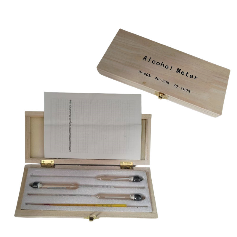 Набор из трех алкогольных метров для измерения концентрации домашнего алкоголя 0-40-70%