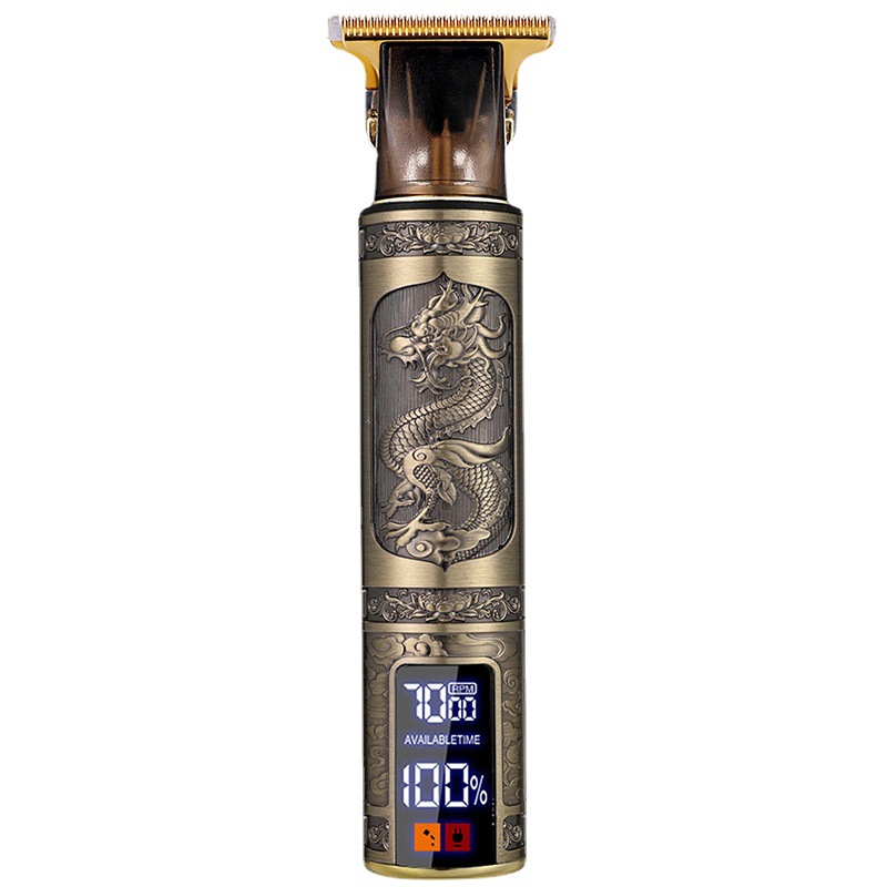 Cross-border manufacturers new electric hair clipper adult oil head electric clippers digital display Fader household electric clippers razor