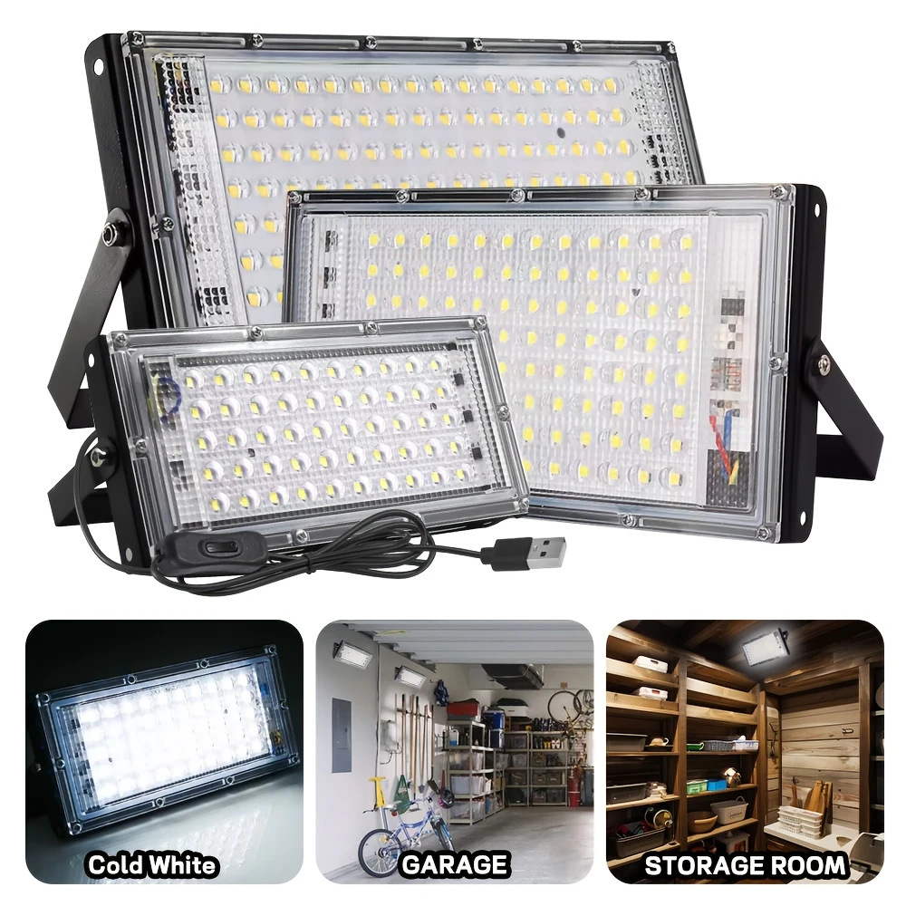 Temu Cross-Border New Product 216/144/96/50Leds Floodlight Indoor Building High Brightness Sports Venue Light