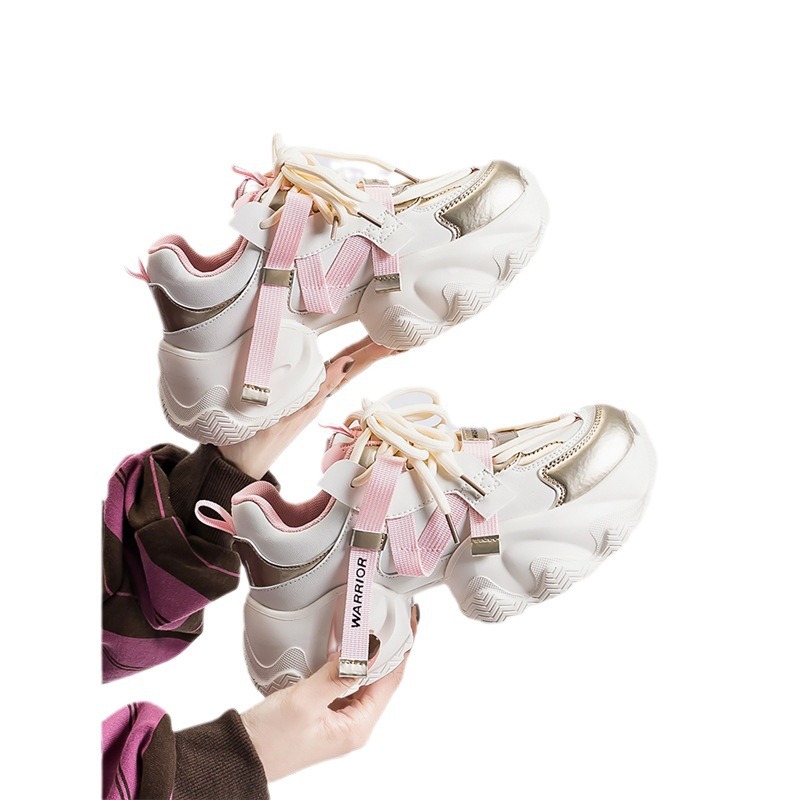 Huili women's shoes dad shoes 2024 new women's explosions summer breathable platform shoes children's sneaker